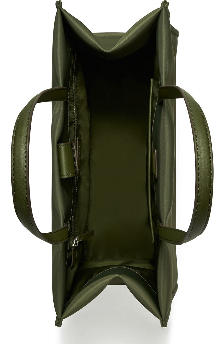 Tory Burch Ella Small Tote, Alternate, color, Olive Green