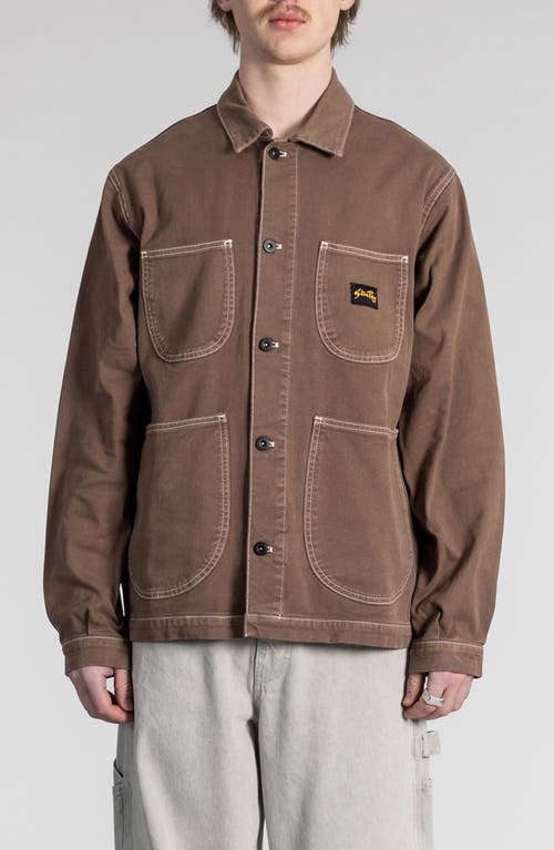 Stan Ray Coverall Jacket In Shale Duck