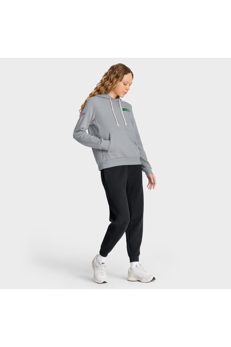 Women's Nike Wolf Gray Seattle Seahawks 2025 Rivalries Collection Standard Issue Sideline Dri-FIT Hoodie, Alternate, color, Gray