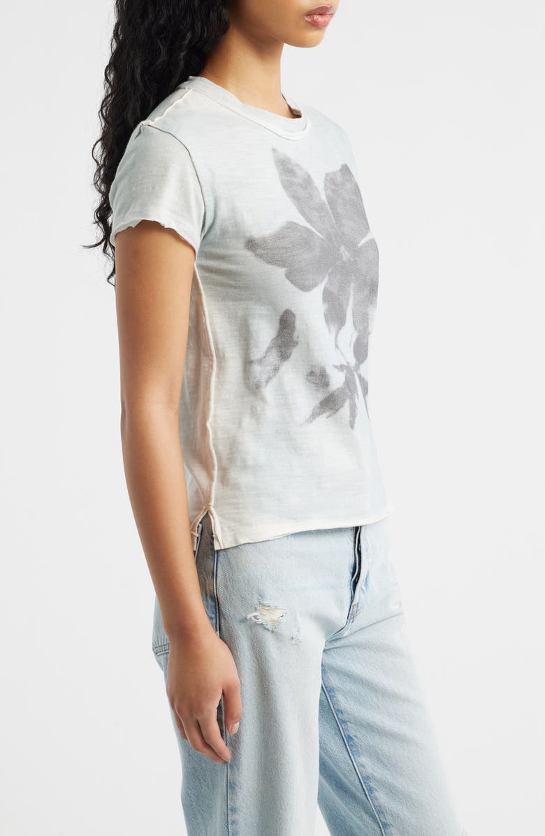 Free People Wall Flower T-Shirt, Alternate, color, Washed Navy/ Blue Combo