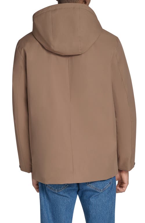 Dockers ® Hooded Walking Coat In Brown