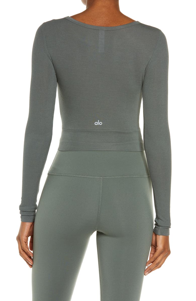 Alo Cover Long Sleeve T-Shirt, Alternate, color,