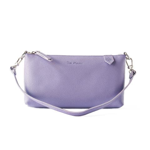 Elia Convertible Leather Bag - Clutch, Shoulder & Crossbody