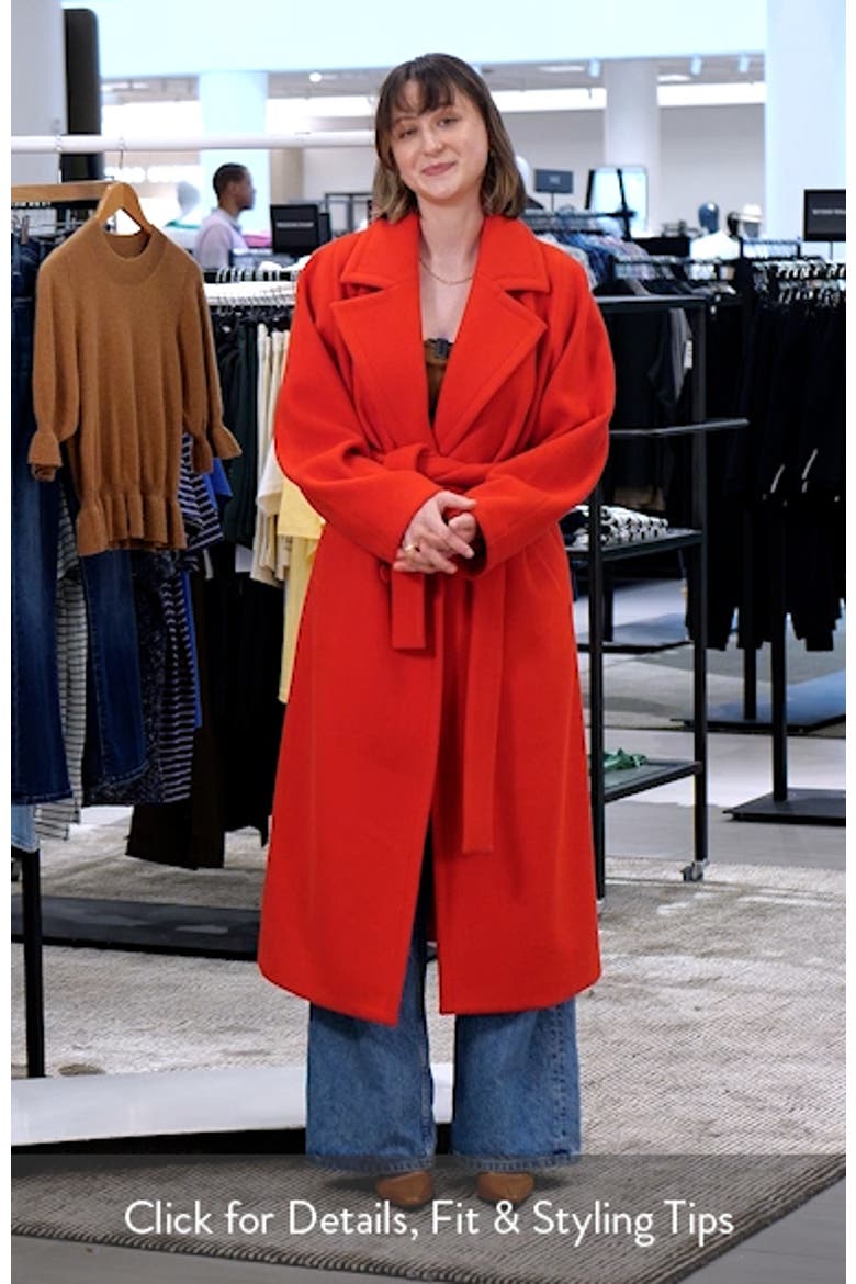 Double Breasted Belted Coat video