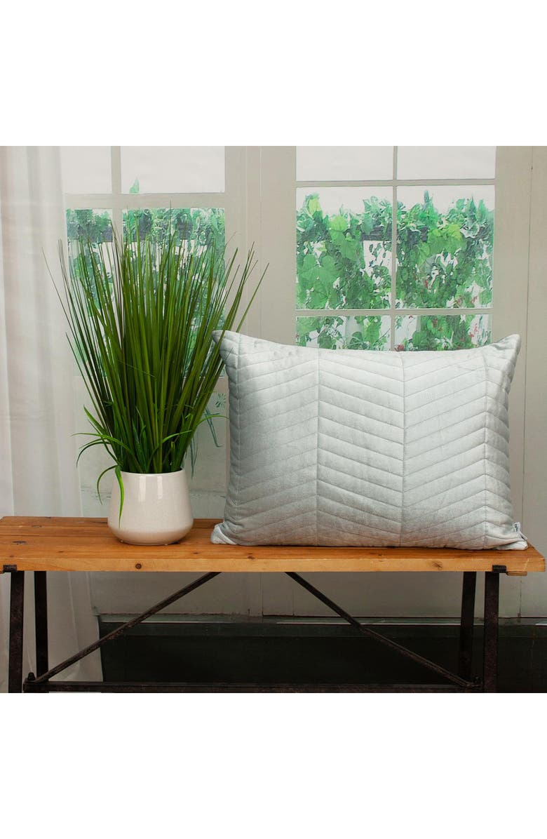 PARKLAND COLLECTION Somin Throw Pillow, Alternate, color, Grey