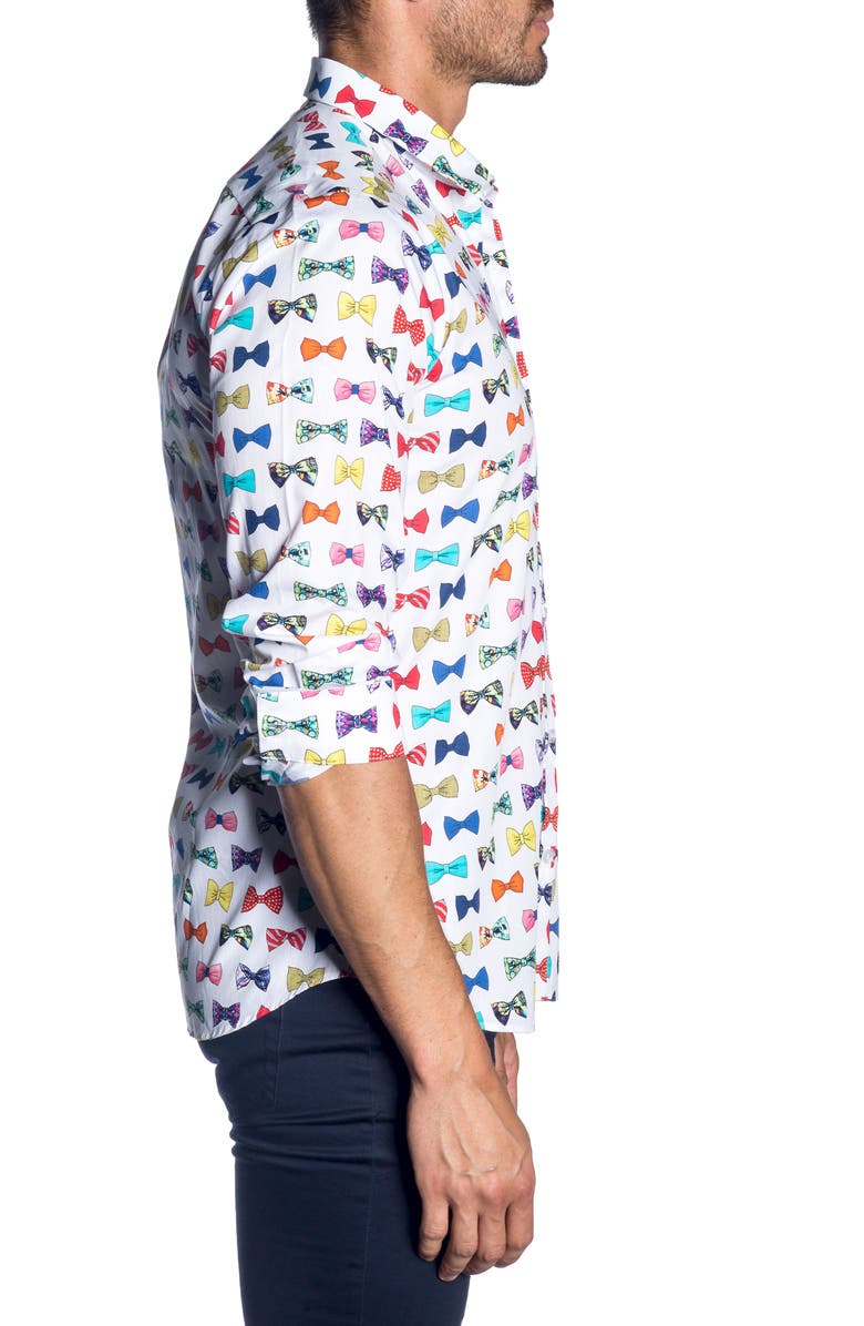 Jared Lang Trim Fit Sport Shirt, Alternate, color,