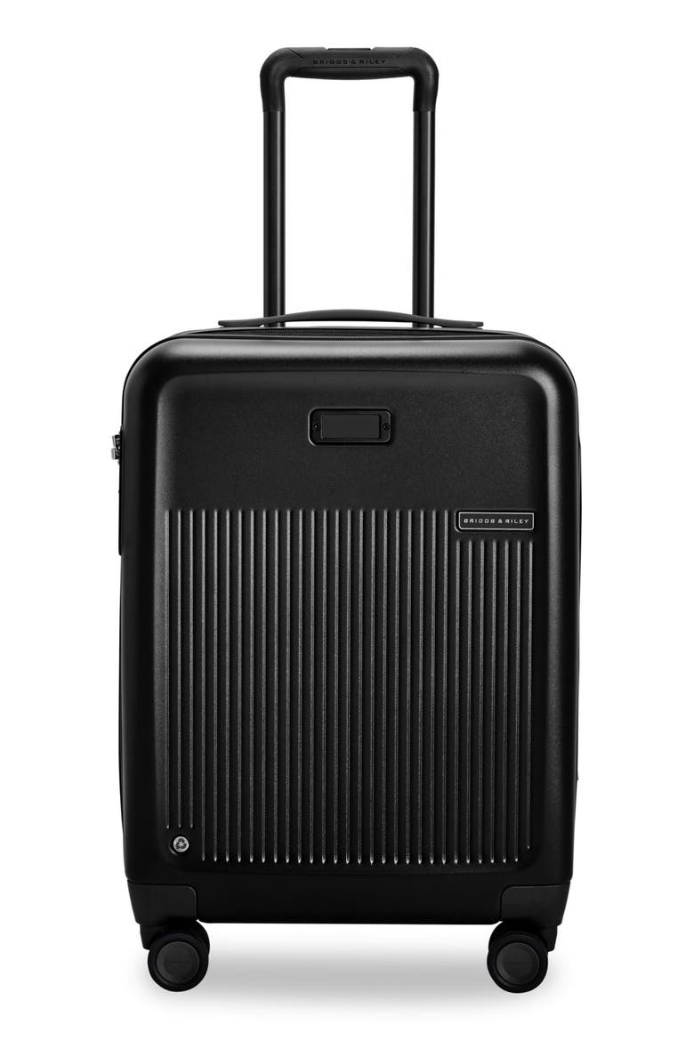 Sympatico Global 21-Inch Expandable Spinner Carry-On, Main, color, BLACK