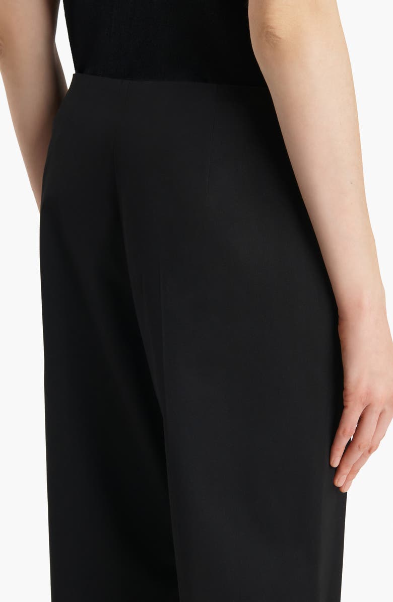 Khaite Walter Cotton & Silk Canvas, Alternate, color, Black