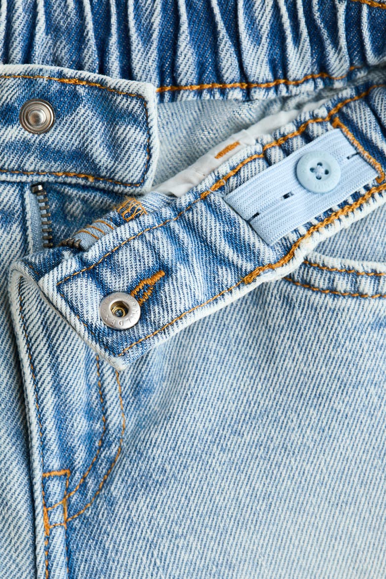 Loose Fit Jeans, Alternate, color, Light denim blue/sports theme