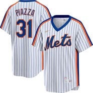 Nike Men's Nike Mike Piazza White New York Mets Home Cooperstown Collection Player Jersey