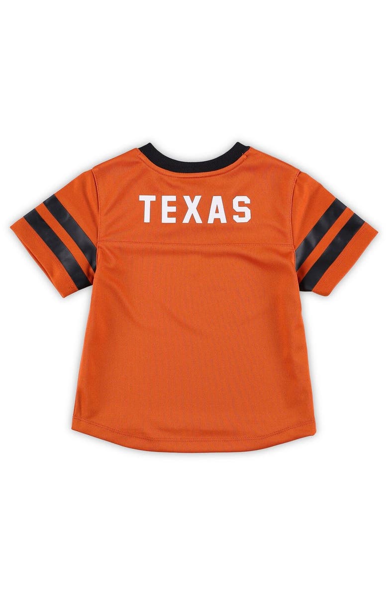 Outerstuff Toddler Texas Orange/Black Texas Longhorns Red Zone Jersey & Pants Set, Alternate, color, 