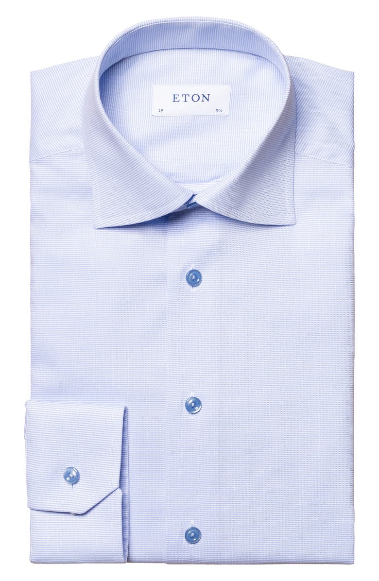 Eton Contemporary Fit Dress Shirt, Alternate, color, Blue