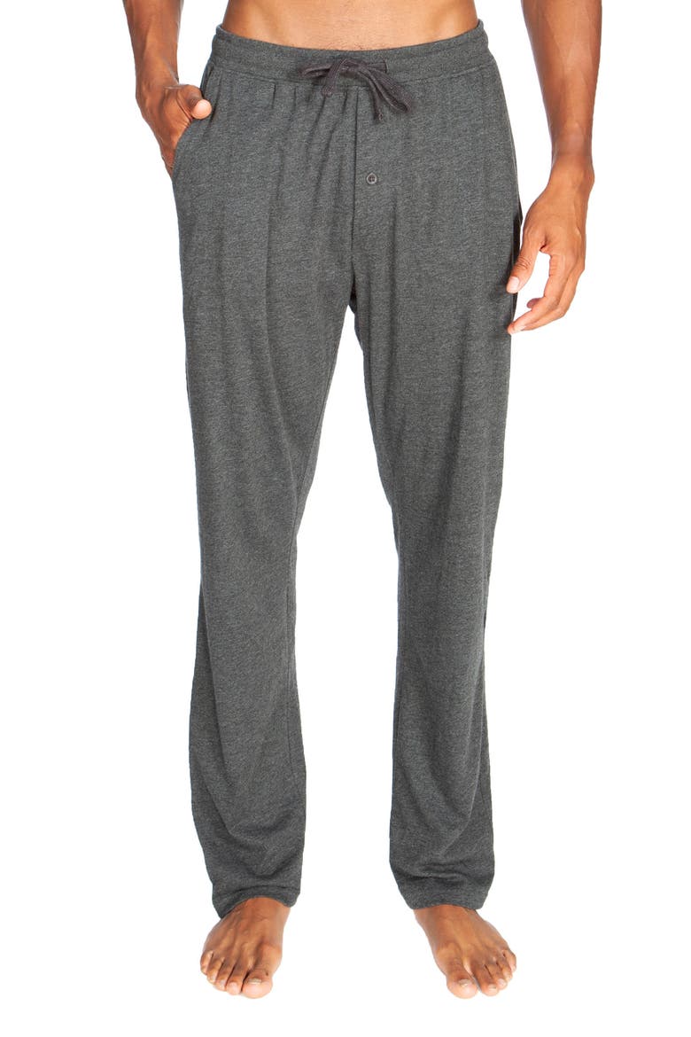 Lightweight Lounge Pants, Main, color, MELANGE DARK GREY