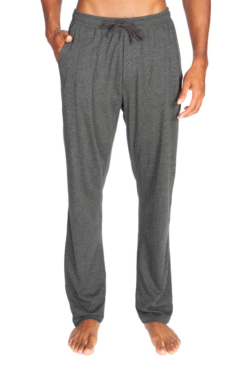UNSIMPLY STITCHED Lightweight Lounge Pants, Main, color, Melange Dark Grey