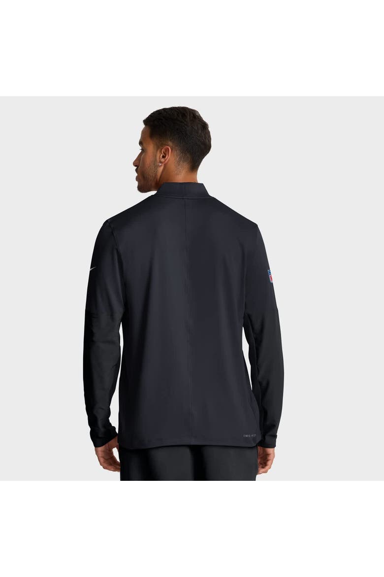 Men's Nike Navy Houston Texans Sideline Dri-FIT Half-Zip Pullover, Alternate, color, Navy