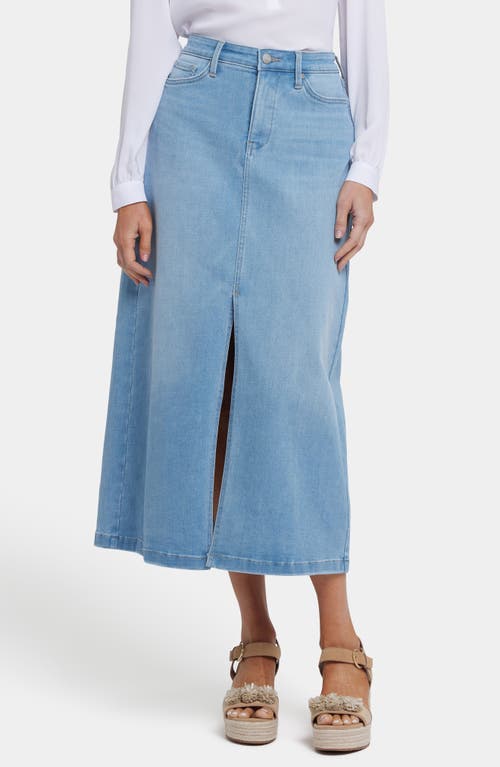 Nydj A-line Denim Maxi Skirt In Canary Beach