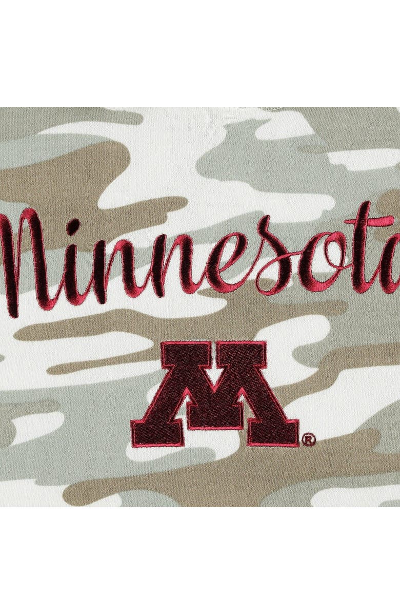 PRESSBOX Women's Pressbox Camo Minnesota Golden Gophers San Pablo Pullover Hoodie, Alternate, color, Camo