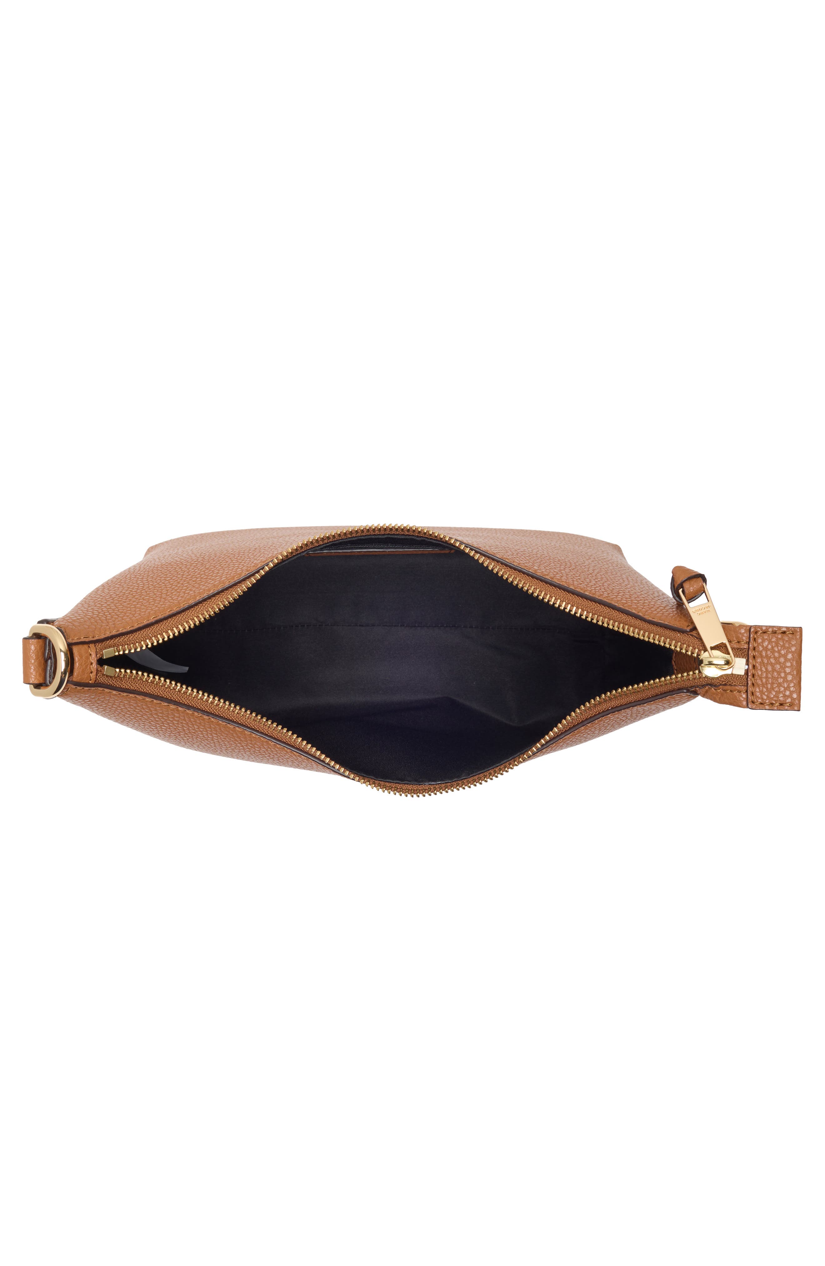 Drifter Pebbled Leather Large Hobo Bag, Alternate, color, WHISKEY