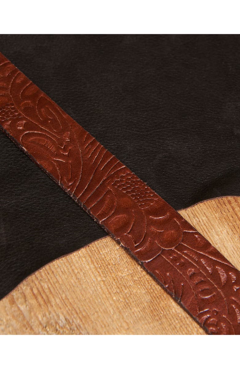 Fortela Tyra Printed Leather Belt, Alternate, color, Cuoio