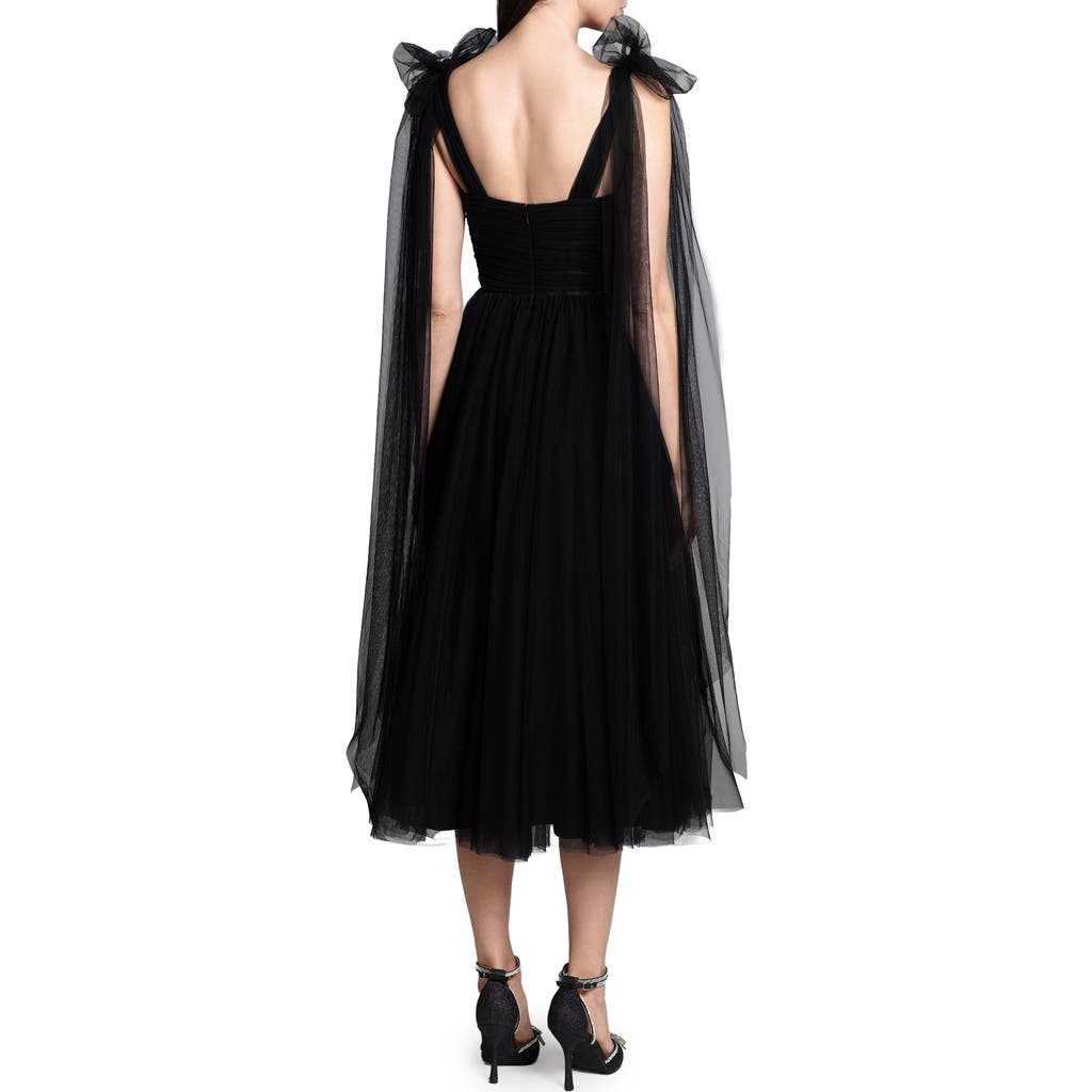 Ghrail Bowery Tulle Cocktail Dress In Black