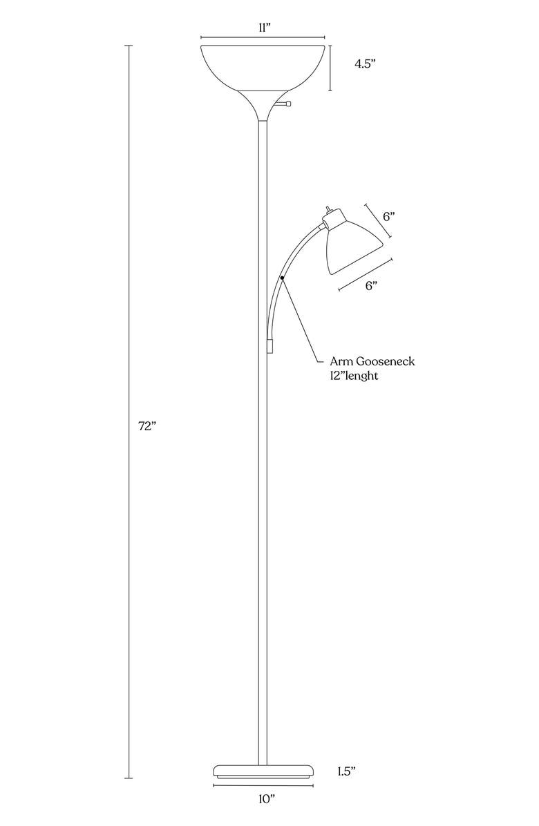 Brightech Sky Dome Plus LED Floor Lamp | Nordstrom