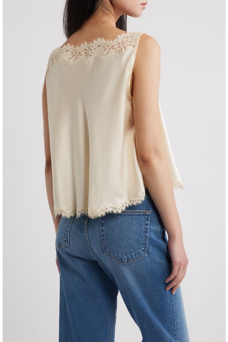 Valerina Silk Lace Top, Alternate, color, CANDLELIGHT