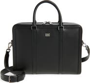 Dolce&Gabbana Calfskin Leather Briefcase