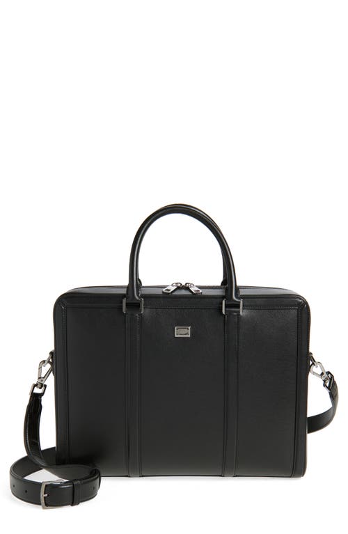 Dolce & Gabbana Dual-handle Briefcase In Black