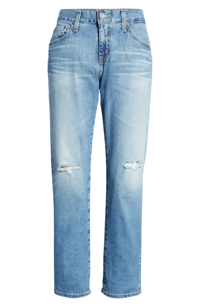 AG Ex-Boyfriend Distressed Slim Fit Jeans, Alternate, color,