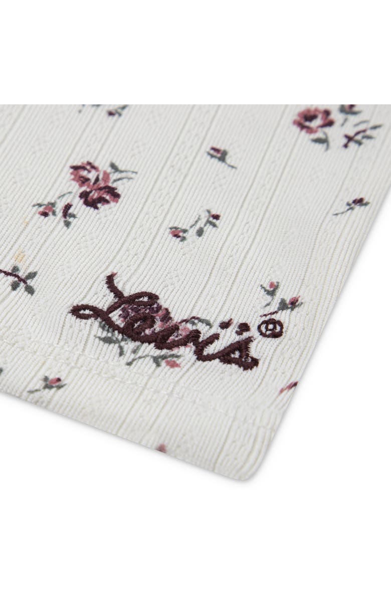 Levi's Kids' Floral Pointelle T-Shirt, Alternate, color, Gardenia