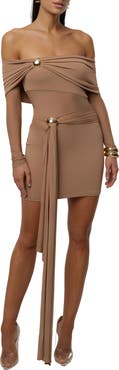 JLUXLABEL Glow State Long Sleeve Cocktail Dress