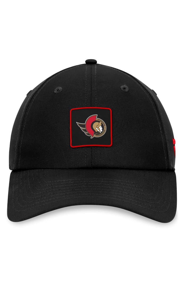 FANATICS Men's Fanatics Branded  Black Ottawa Senators Authentic Pro Rink Adjustable Hat, Alternate, color, Black