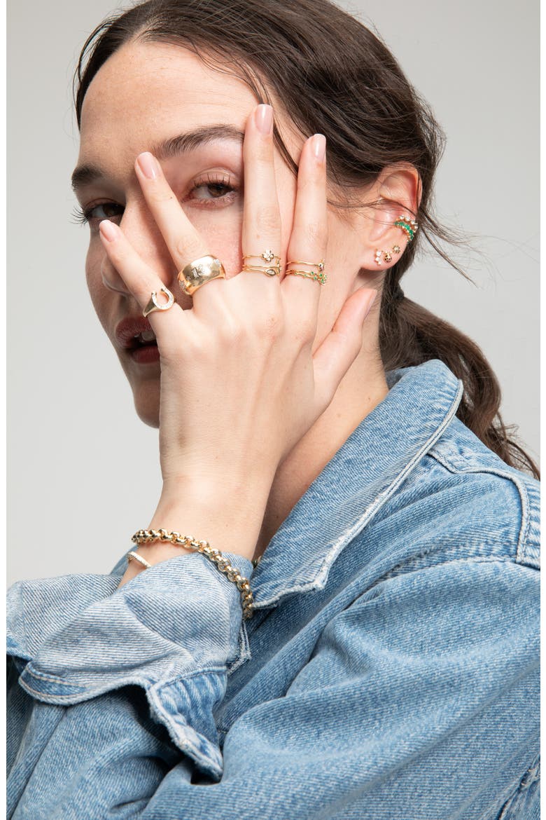 Good Luck Ring, Alternate, color, D0.30 14KYG