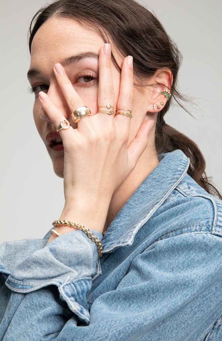 Adina Reyter Good Luck Ring, Alternate, color, D0.30 14Kyg