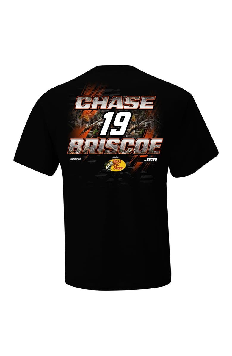 JOE GIBBS RACING TEAM COLLECTION Men's Joe Gibbs Racing Team Collection  Black Chase Briscoe Bass Pro Shops Camo T-Shirt, Alternate, color, 
