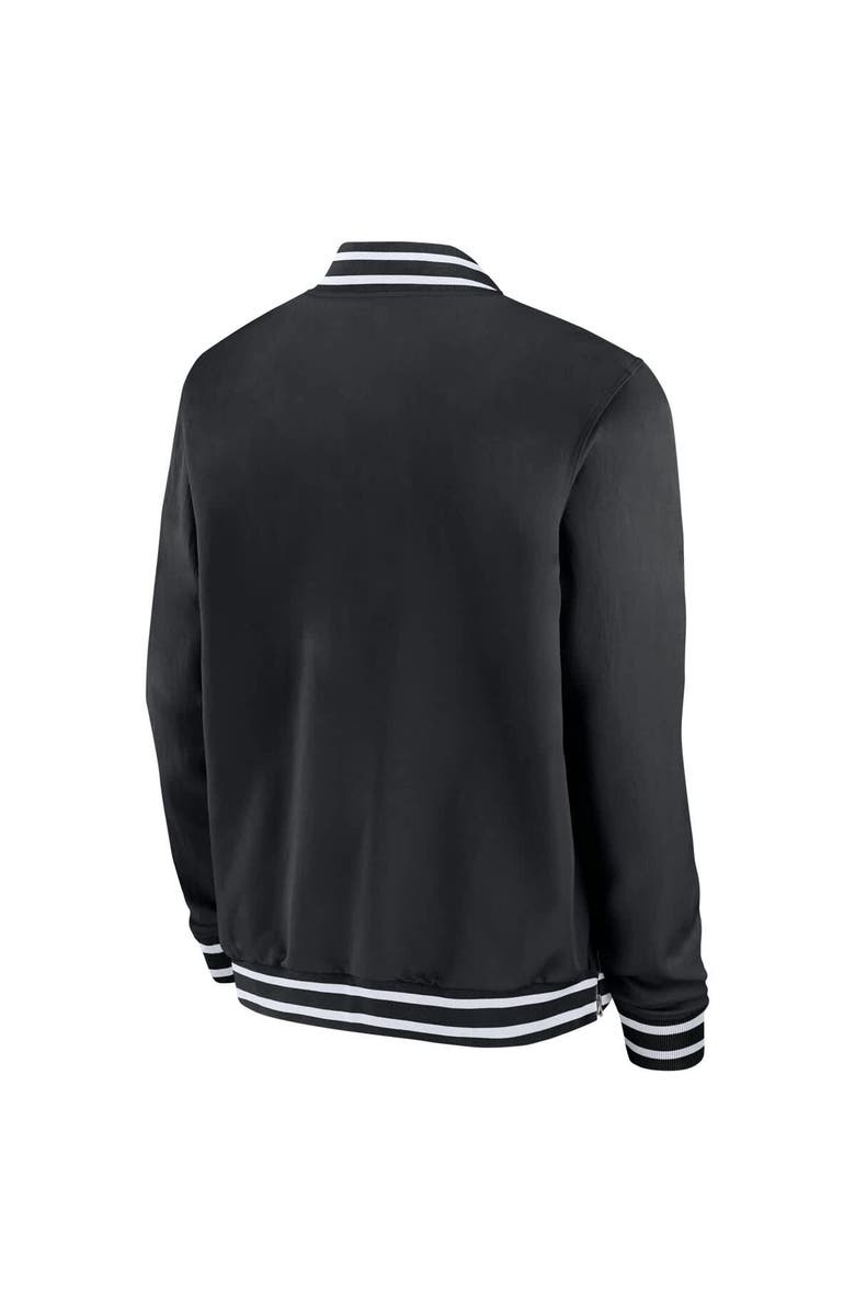 Nike Men's Nike Black Army Black Knights 2024 Rivalry Collection Full-Zip Bomber Jacket, Alternate, color, Black