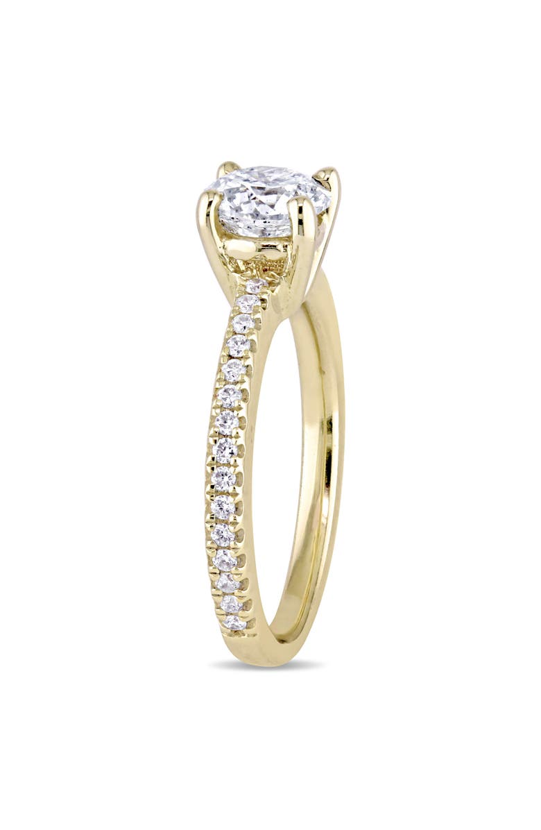Julianna B. 1-1/7 CTW Diamond Engagement Ring 14k, Alternate, color, 14K Yellow Gold