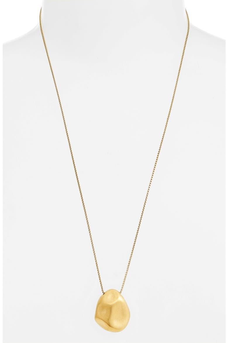 Pendant Necklace, Main, color, GOLD