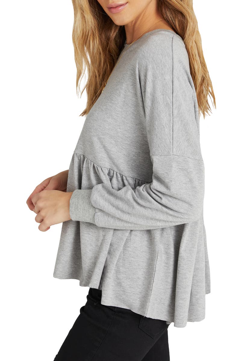 VICI Collection Babydoll Long Sleeve Knit Top, Alternate, color, 