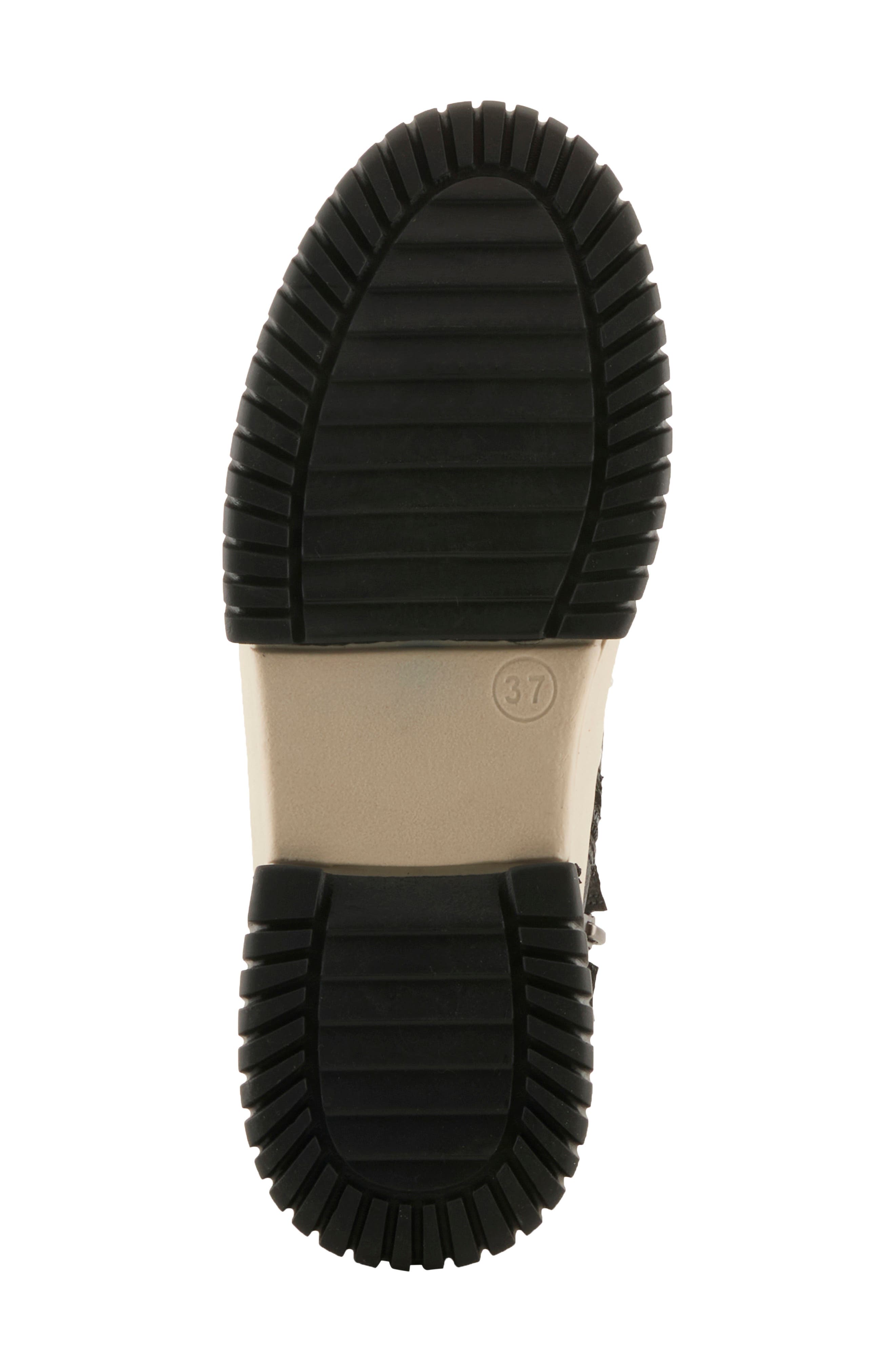 Winterlyn Leather Boot with Genuine Shearling Trim, Alternate, color, BLACK NUBUCK