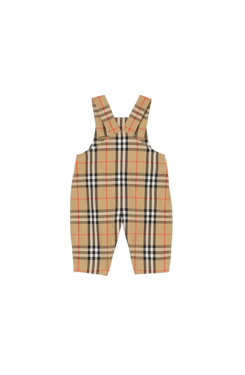 Burberry Cotton Three-piece Baby Gift Set, Alternate, color, Sand Beige