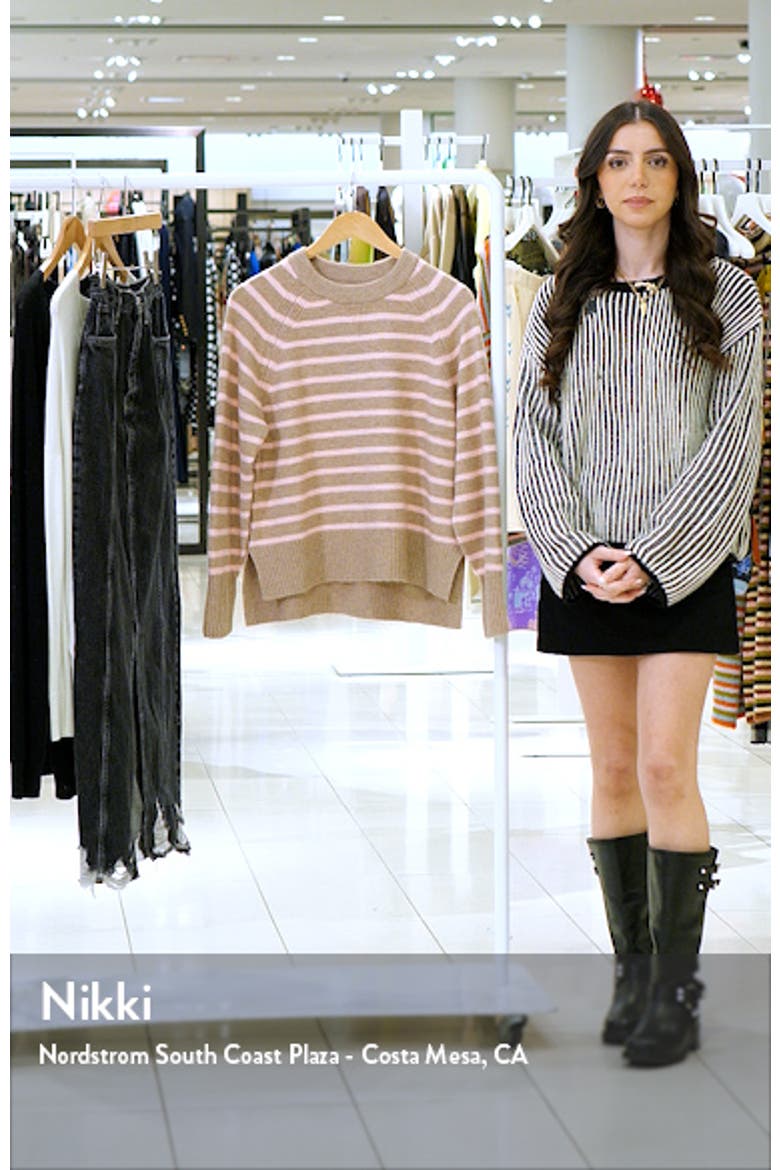 Oversize Stripe Sweater video
