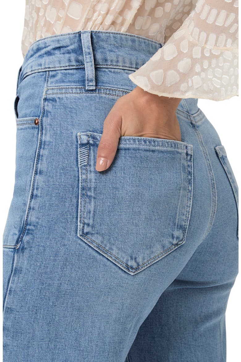 Anessa Patch Pocket High Waist Ankle Wide Leg Jeans, Alternate, color, MARLENA