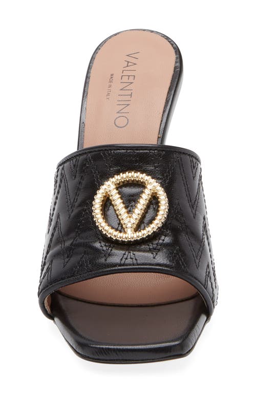 Valentino By Mario Valentino Venere Heeled Sandal In Black