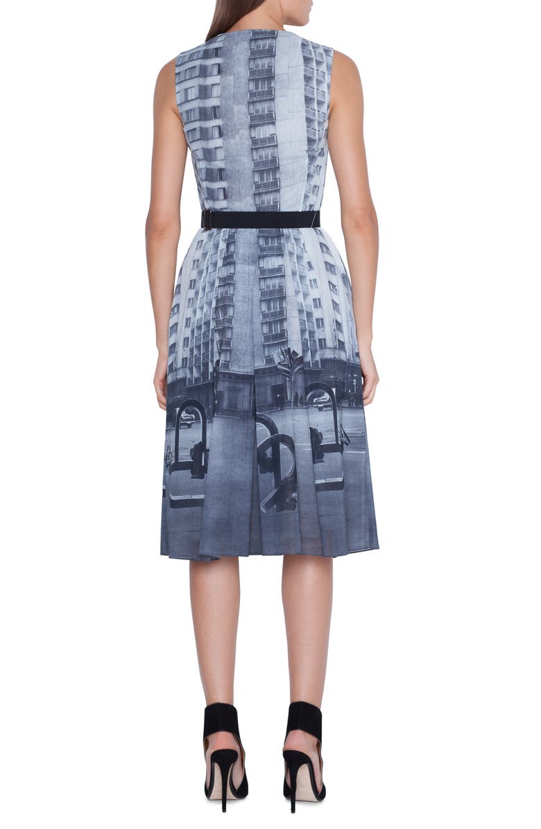 Akris Magnets in the City Print Dress, Alternate, color, 