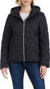 Vince Camuto Water Resistant Hooded Quilted Jacket
