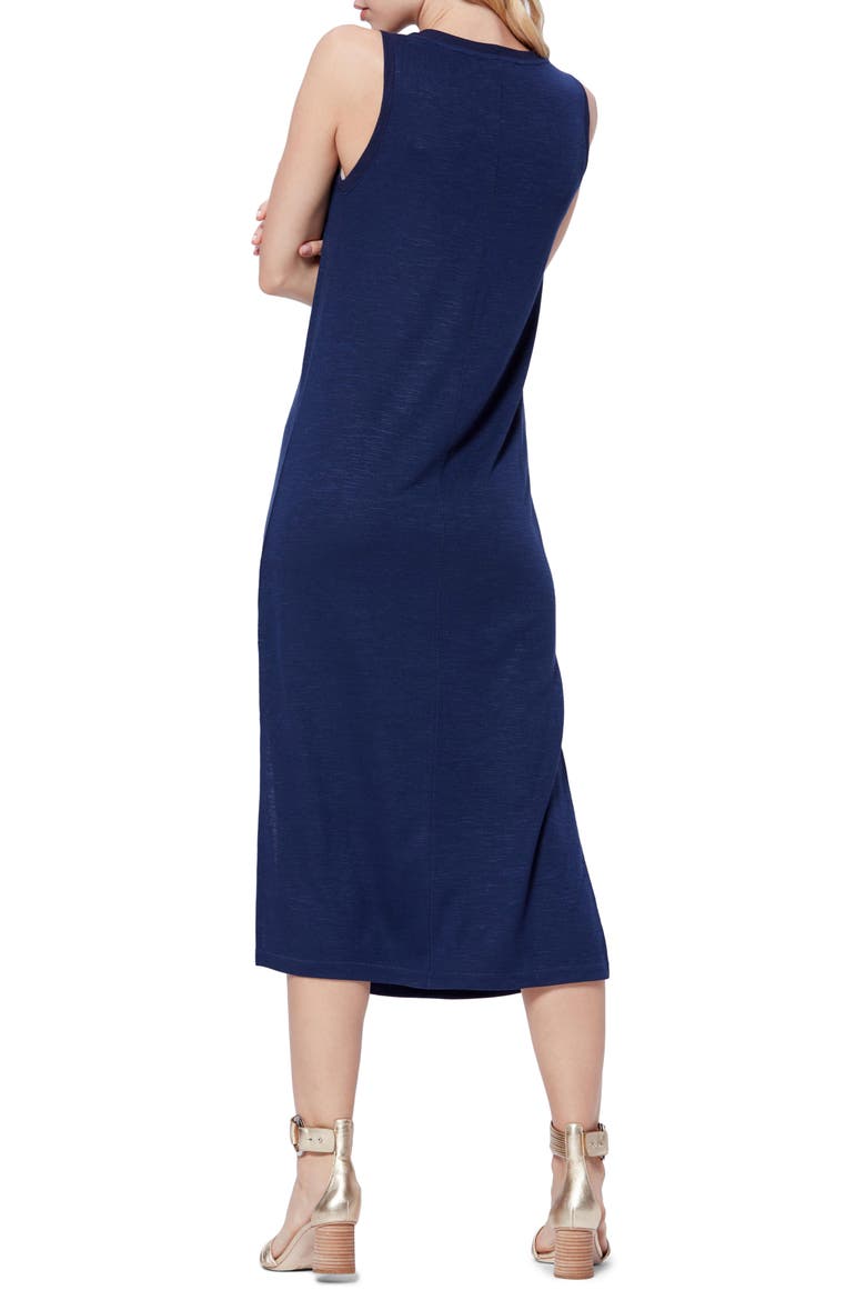 Sage Midi Tank Dress, Alternate, color, NAVY
