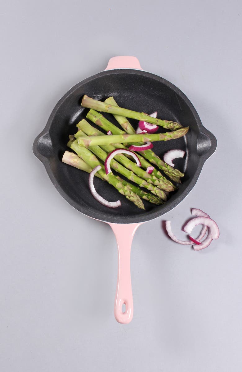 BergHOFF Neo Pink Cast Iron 10" Fry Pan, Alternate, color, Pink