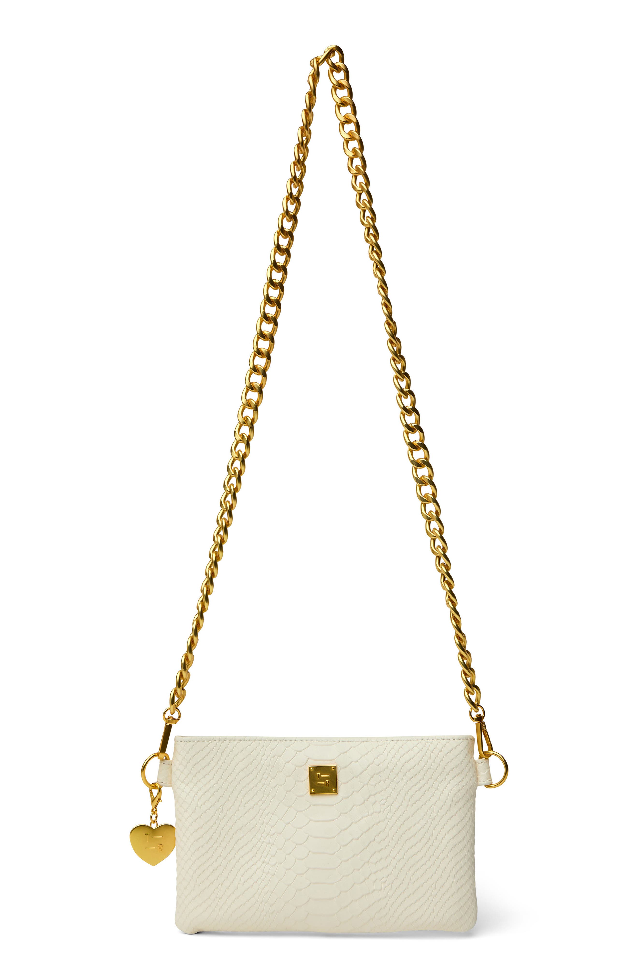  Cream Python Leather