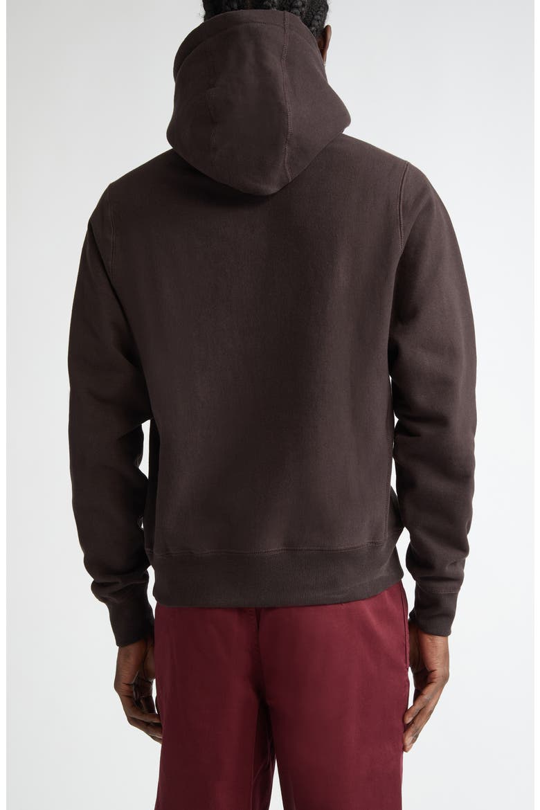 Classic Cotton Hoodie, Alternate, color, DARK BROWN